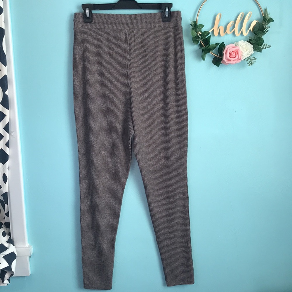 Express Soft Ribbed Lounge Pants - Picture 5 of 9